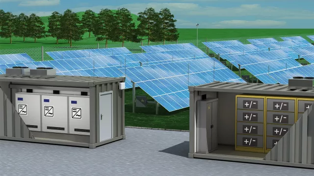 Campo fotovoltaico con inversor central